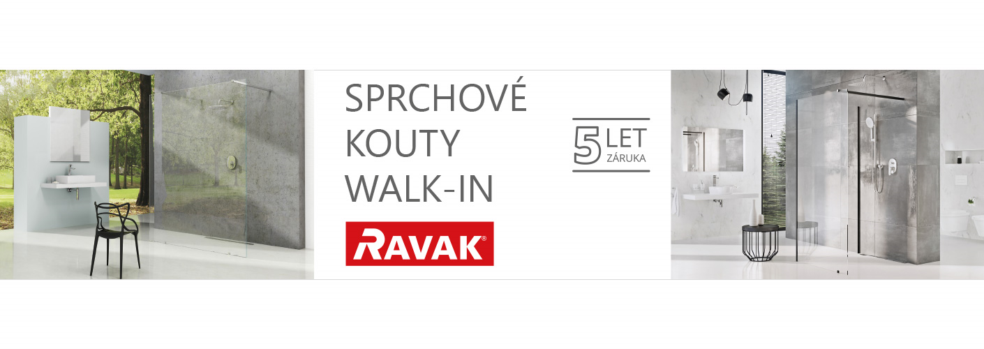 Sprchové kouty Walk-in